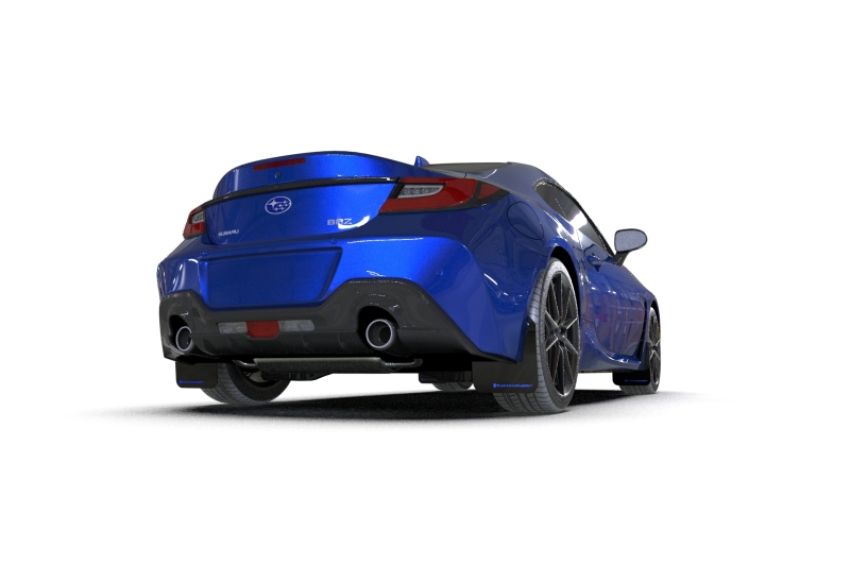 Rally Armor MF99-UR-BLK-BL Black Mud Flap/Blue Logo