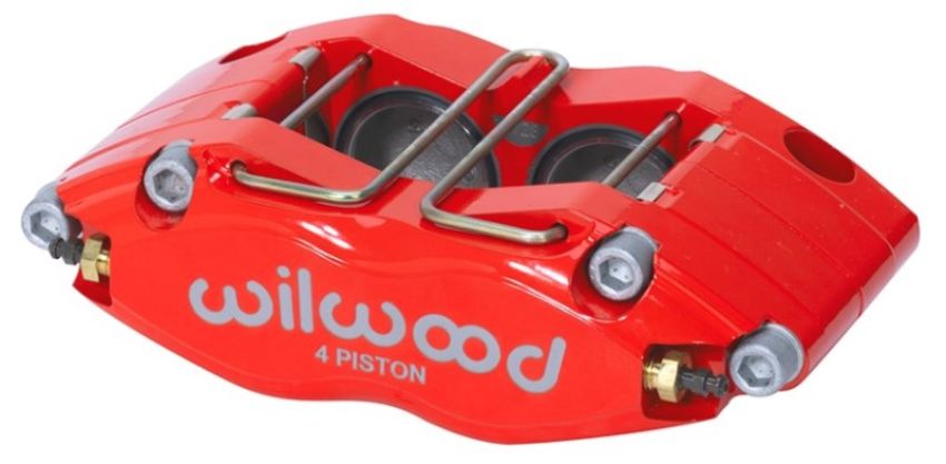 Wilwood 120-14698-RD Caliper- DPR-DS - Red 1.25in Piston .38/.500in Rotor - Dust Seal