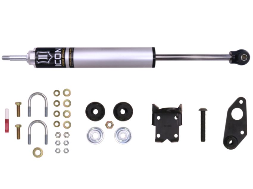 ICON 22018 07-18 Jeep Wrangler JK High-Clearance Steering Stabilizer Kit