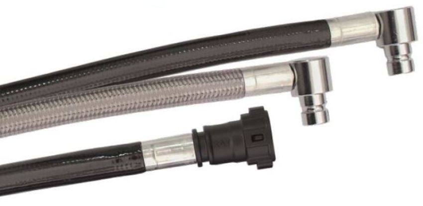 Goodridge HDFL-002EFI/BK 08-17 Harley-Davidson FL Baggers EFI Fuel Line Kit