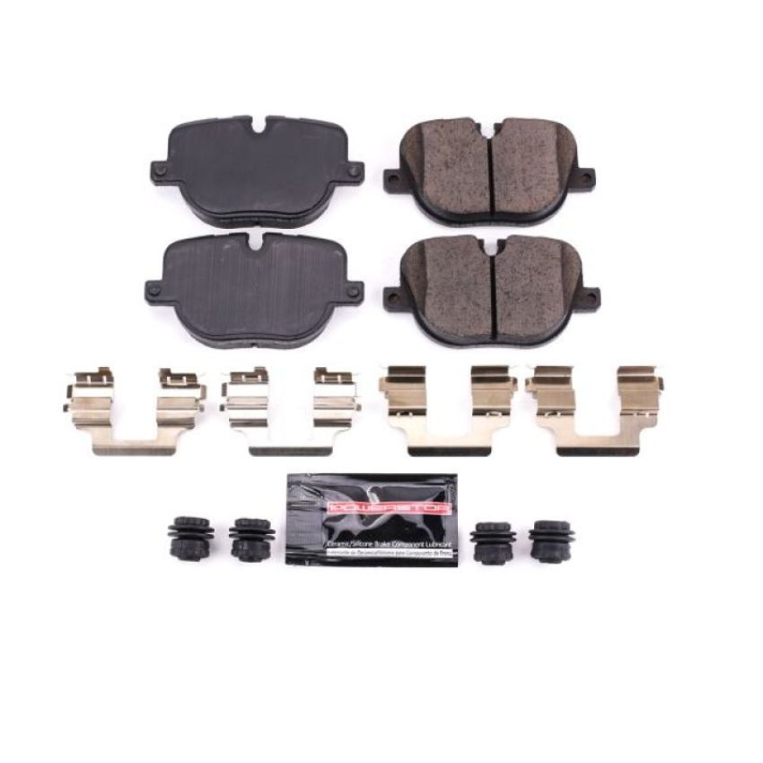 PowerStop Z23-1427 PowerStop - Z23 Daily Driver Carbon-Fiber Ceramic Brake Pads with Hardware Kit