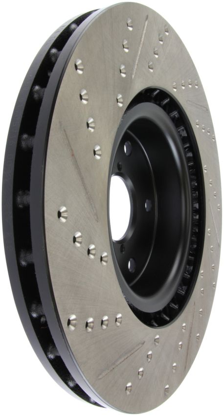Stoptech 127.47022L 05-10 Subaru Impreza WRX/STi Slotted & Drilled Left Front Rotor