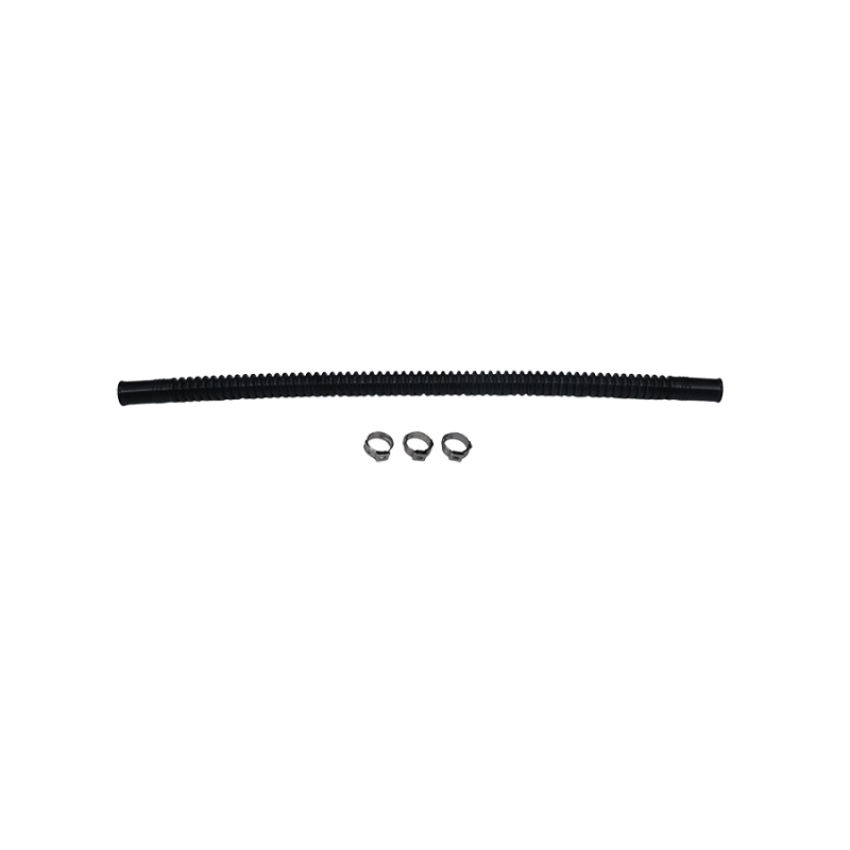 DeatschWerks 9-CT-12-516 Convoluted Tubing 300mm Length x 8mm ID Side 1 x 8mm ID Side 2 - Black