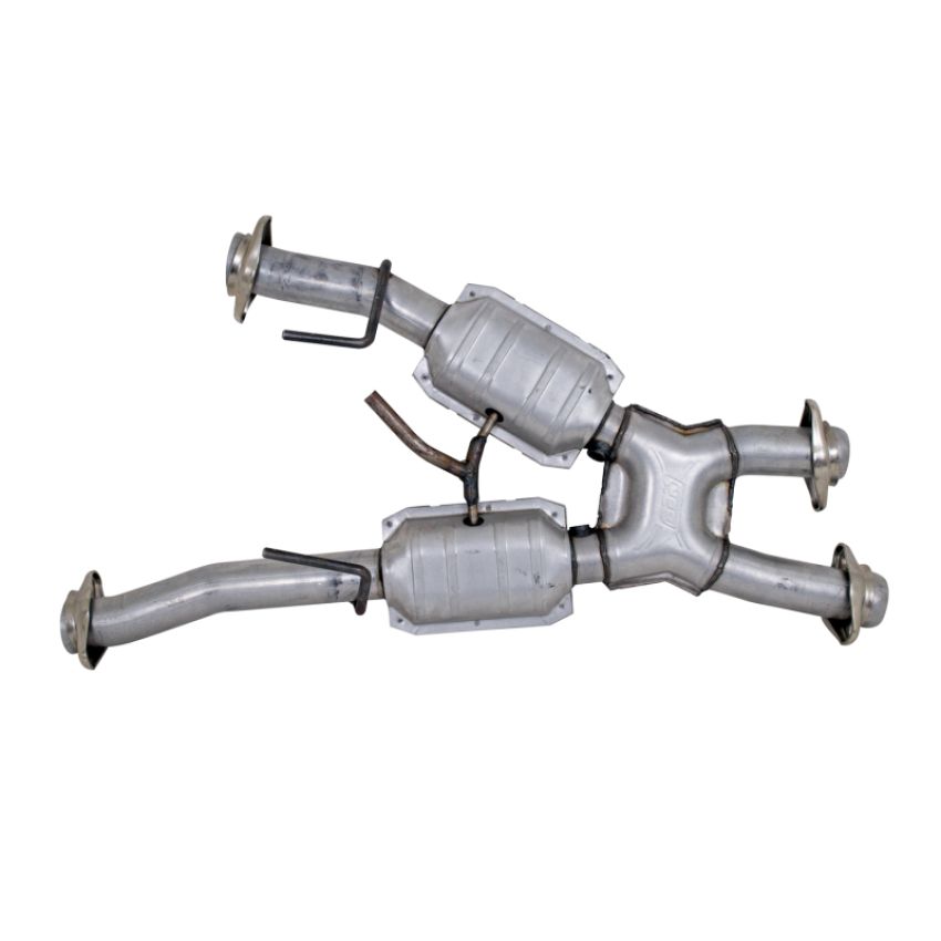 BBK Performance Parts 1810 1979-1993 MUSTANG 5.0 SHORT MID X PIPE W/ CATS FOR BBK 1531/0 HEADERS