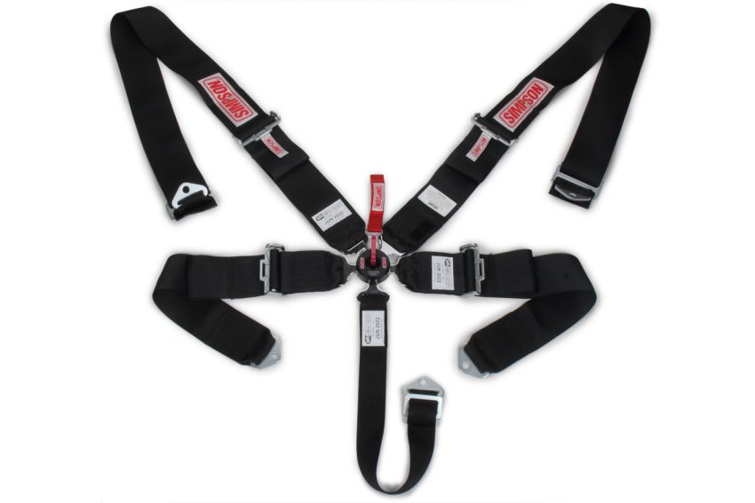 SIMPSON SAFETY SIM29110BK 5-PT Harness System CL P/D B/I Ind 55in