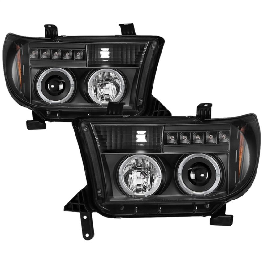 SPYDER 5086044 Projector Headlights - Eliminates AFS function - LED Halo - Black