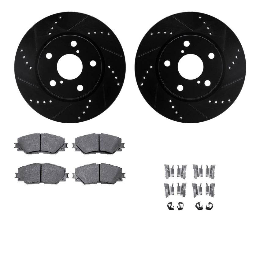 Dynamic Friction 8512-76158 Rotor Kit