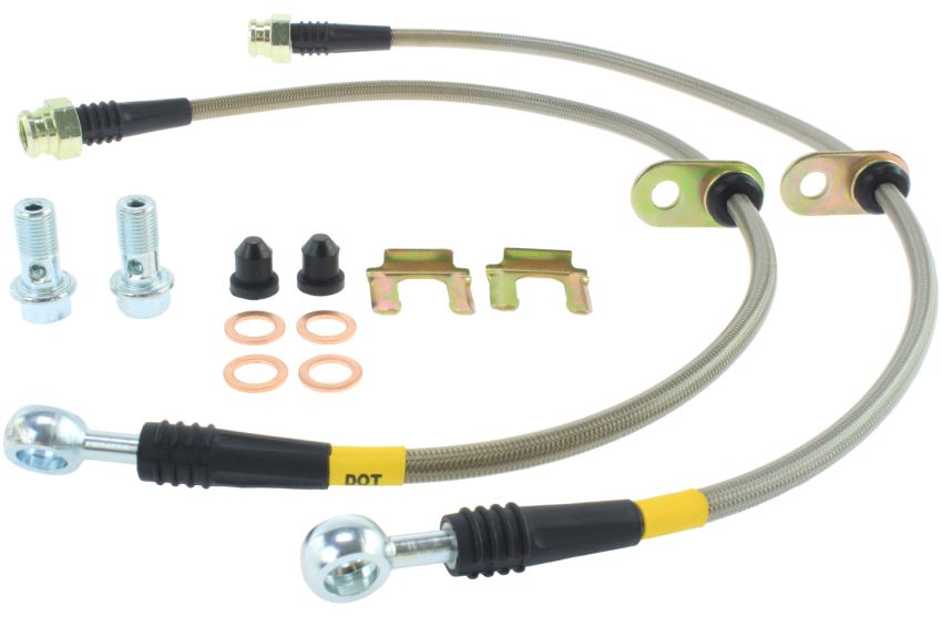 StopTech 08-09 Subaru STi / 13 Subaru BRZ / 13 Scion FR-S Stainless Steel Rear Brake Lines