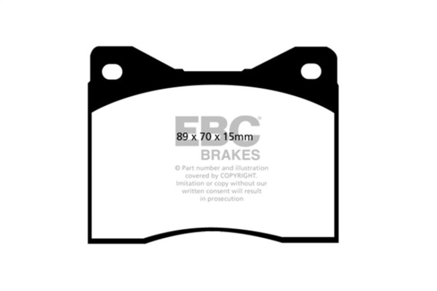 EBC Brakes DP2753/2 Greenstuff 2000 Series Sport Brake Pads