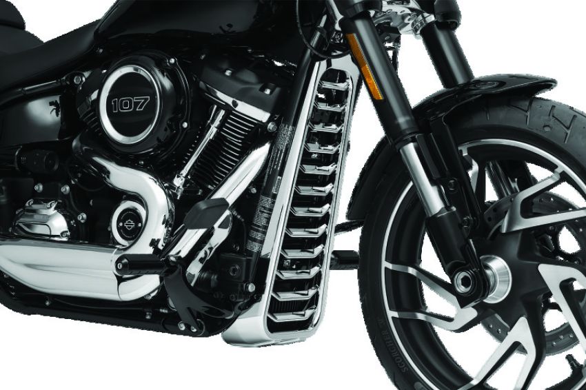 Kuryakyn 6464 Precision Chin Spoiler M8 Softail Models, Chrome
