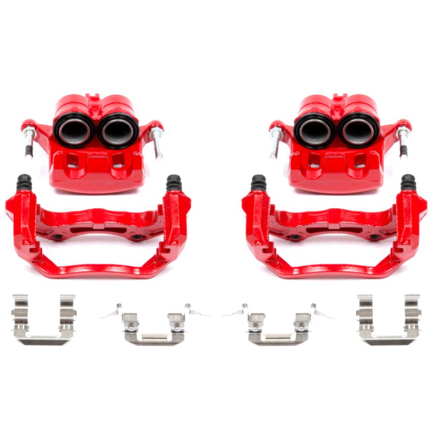 PowerStop S2870A Red Powder Coated Calipers