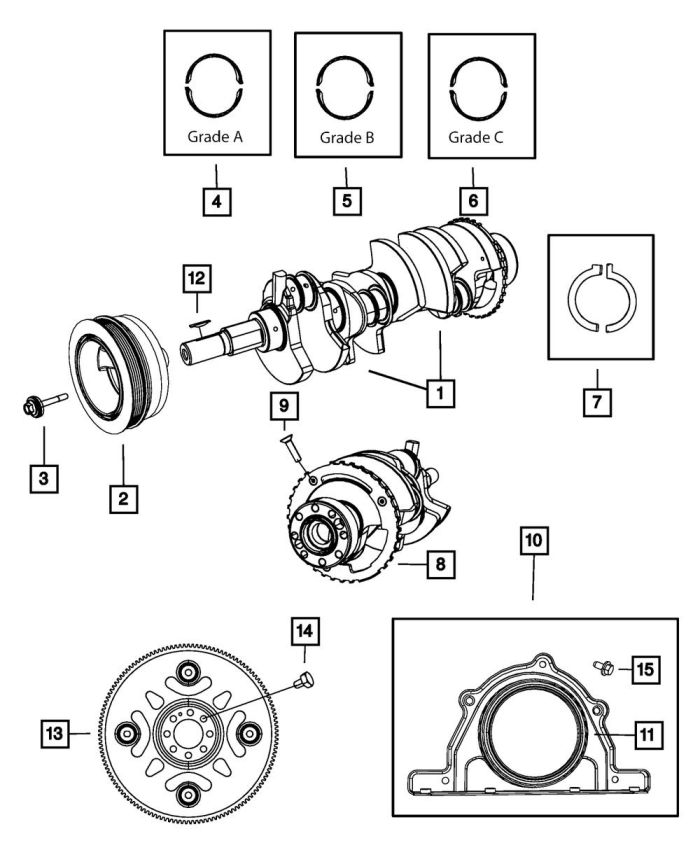 Mopar 4736604AA Flex Plate