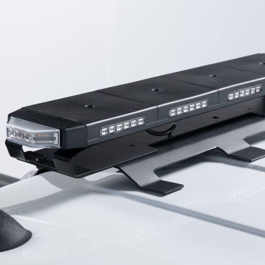 Putco 950236 36In Universal 36In Tri Color Hornet Light (Amber/Blue/White) - LED Stealth Rooftop Strobe Bar