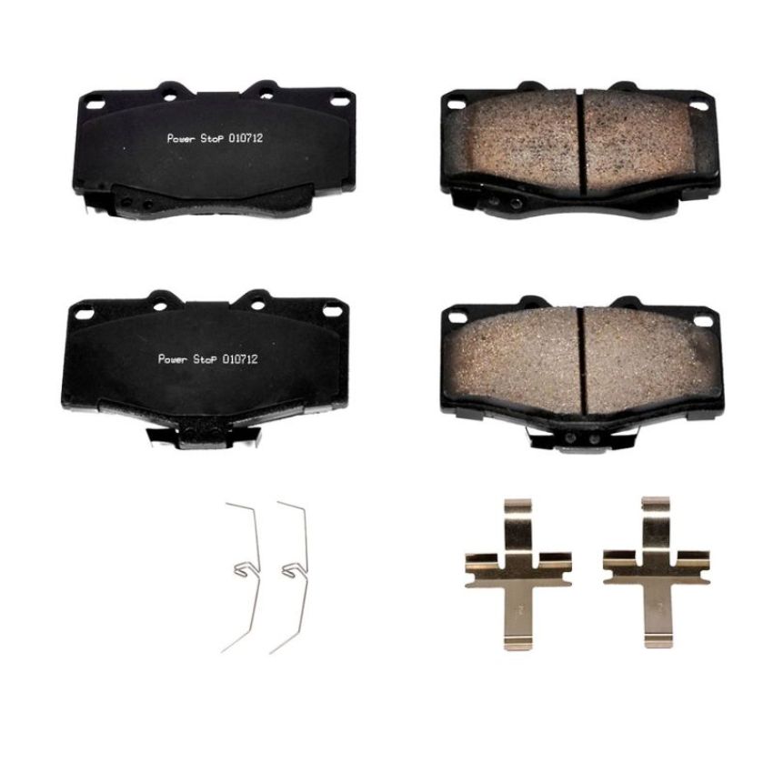 PowerStop 17-436 PowerStop - Z17 Low-Dust Ceramic Brake Pads with Hardware