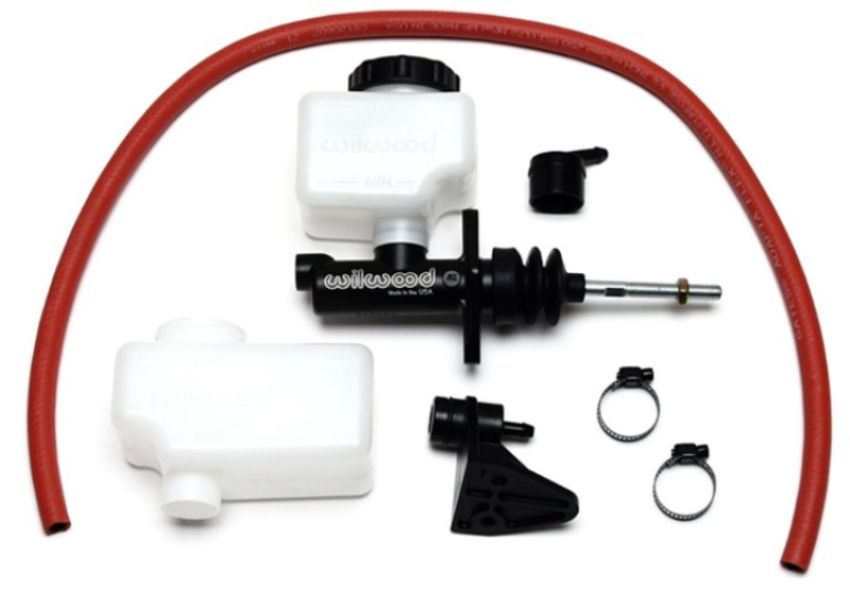 Wilwood 260-13623 Short Remote M/C Kit 1-1/8in Bore 3/8in-24 Banjo Outlet