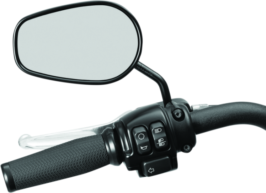 Kuryakyn 1216 Mirror Stem 3in Outward Extenders Black