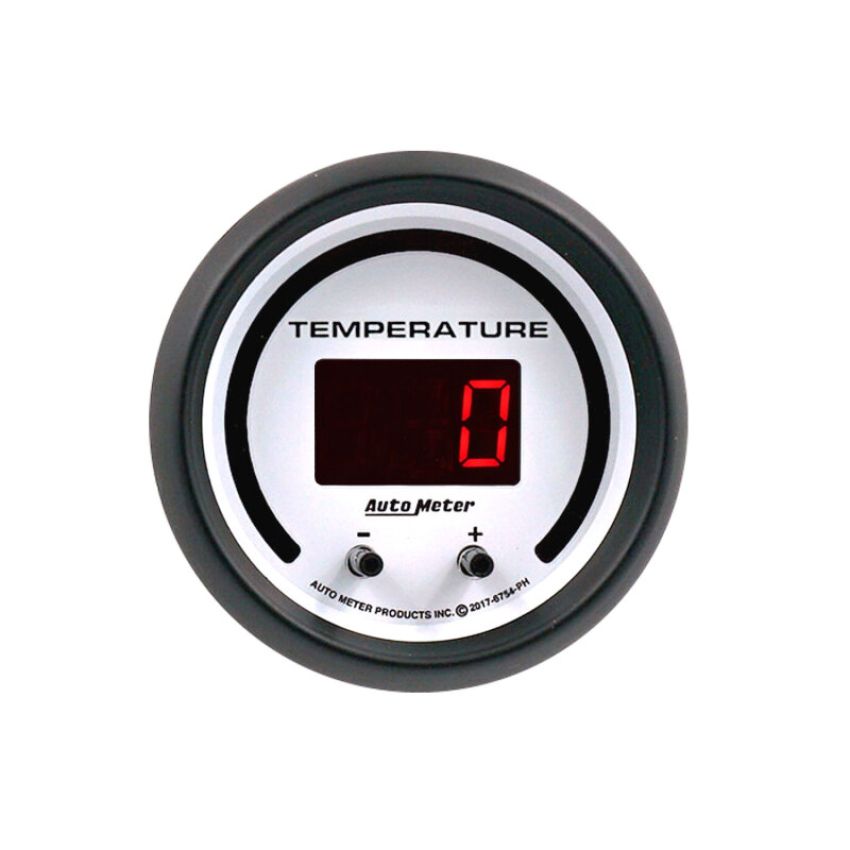 AutoMeter 6754-PH GAUGE, FLUID TEMPERATURE, 2 1/16