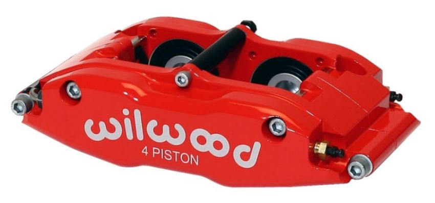 Wilwood 120-8062-LRD Caliper-BNSL4R-Red 1.25in Pistons 1.10in Disc
