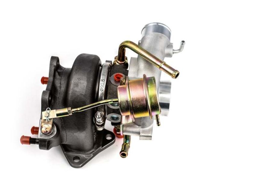 Forced Performance 2025074-0502010 Subaru STi/WRX Blue Turbo 84mm Black Housing External WG w/Oil Line (D/S Only)