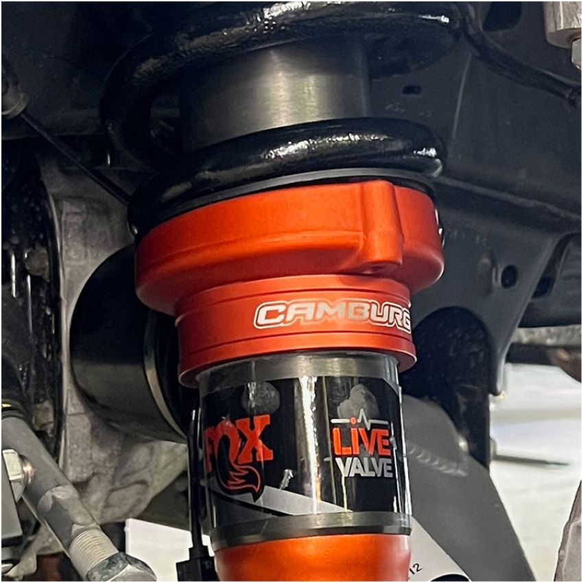 Camburg CAM-110265-ORG Ford Raptor 21-23 1in Front Spring Preload Spacer Kit (Fox Orange)