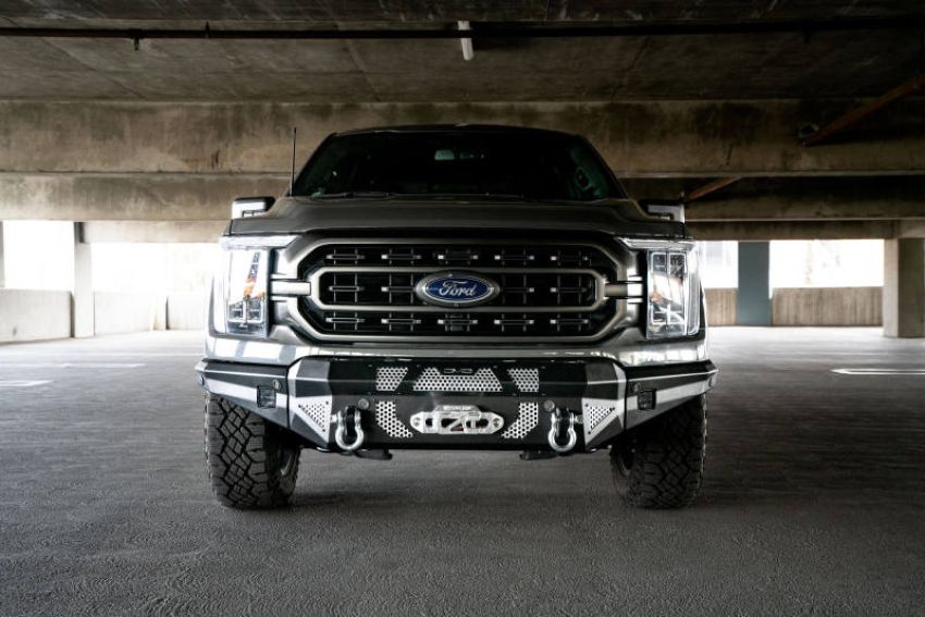 DV8 Offroad FBFF1-10 21-22 Ford F-150 MTO Series Winch Front Bumper