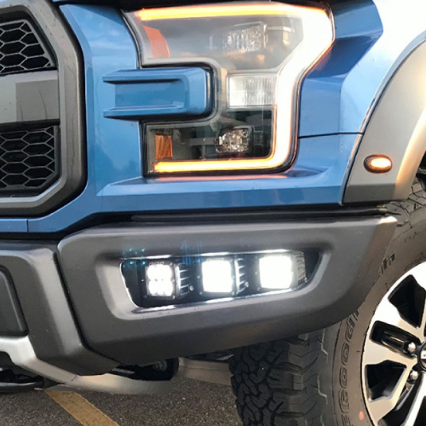 Ford Racing M-15200-RFL 2017-2020 Ford Performance Parts By Rigid F-150 Raptor Off-Road Fog Light Kit