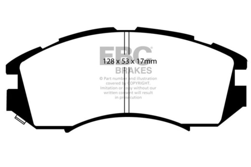 EBC Brakes DP2819 Greenstuff 2000 Series Sport Brake Pads