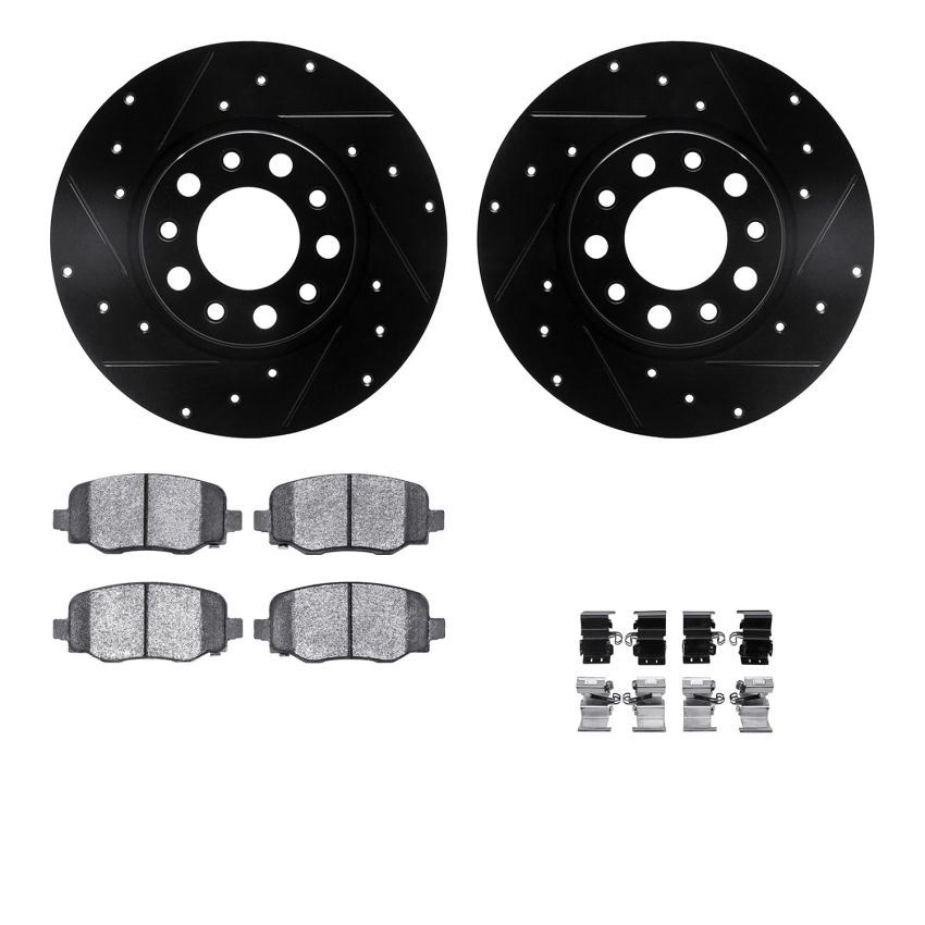 Dynamic Friction 8412-42014 Rotor Kit
