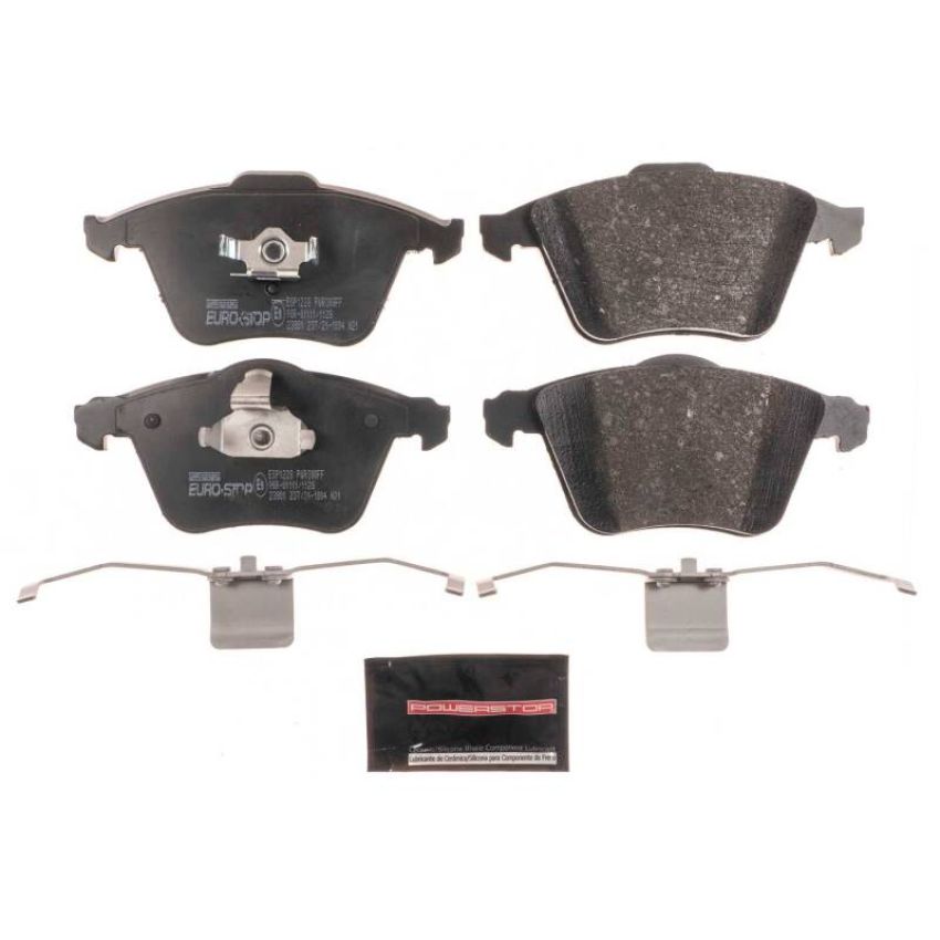 PowerStop ESP1228 EuroStop ECE-R90 Certified Brake Pad Set