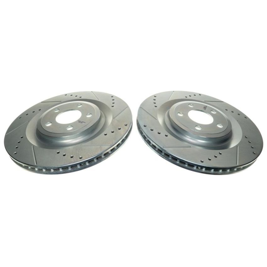 PowerStop AR85205XPR PowerStop Evolution Performance Drilled, Slotted & Plated Brake Rotor Pair