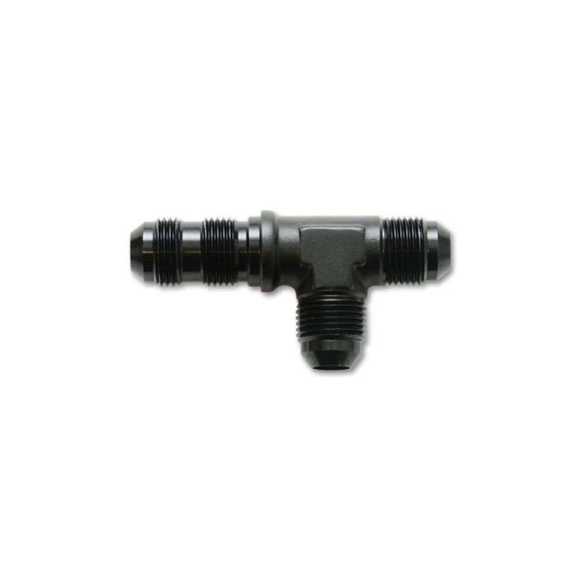 Vibrant Performance 10630 Bulkhead Adapter Tee on Run Fitting; Size: -16AN