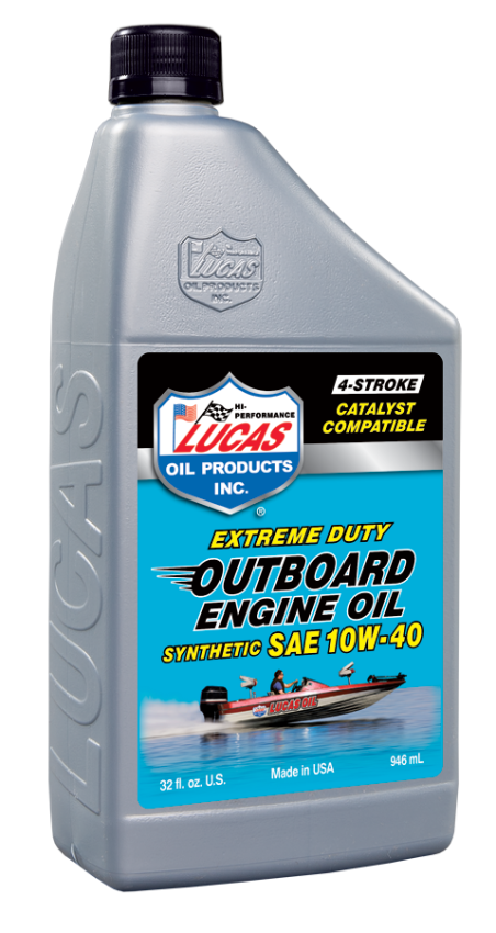 Lucas Oil Products 10662 Outboard Engine Oil Synthetic 10W-40