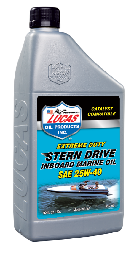 Lucas Oil Products 10677 Stern Drive Inboard Engine Oil SAE 25W-40
