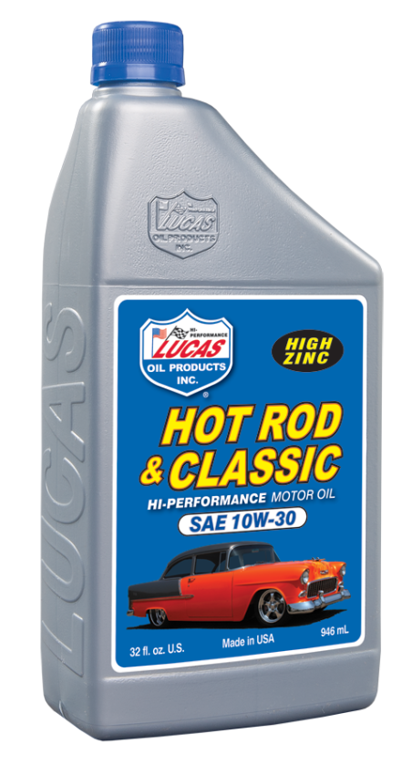Lucas Oil Products 10687 Hot Rod & Classic Car HP Motor Oil SAE 10W-30