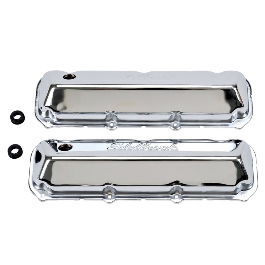 EDELBROCK EDE4463 Signature Series V/C's - BBF Chrome Steel