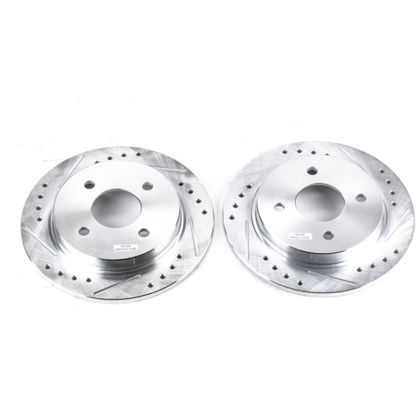 PowerStop AR8163XPR PowerStop Evolution Performance Drilled, Slotted & Plated Brake Rotor Pair