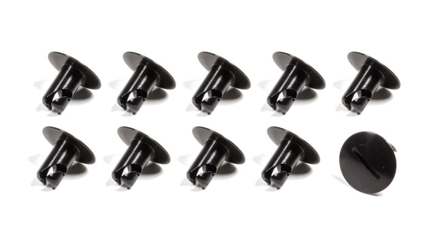 TRIPLE X RACE COMPONENTS TXRCH-4405BLK-10 Large Head Button .500 Long Black Alum 10 Pack