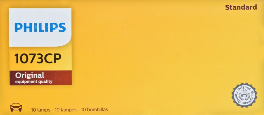 Philips 1073CP Philips Standard Miniature 1073 Pack of 10