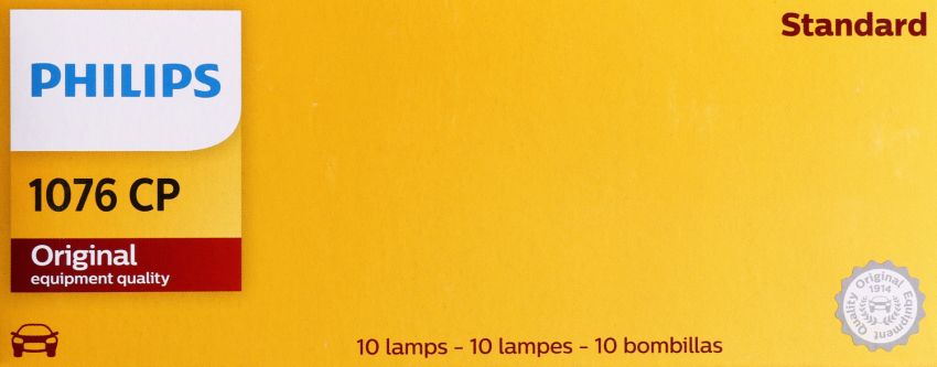 Philips 1076CP Philips Standard Miniature 1076 Pack of 10