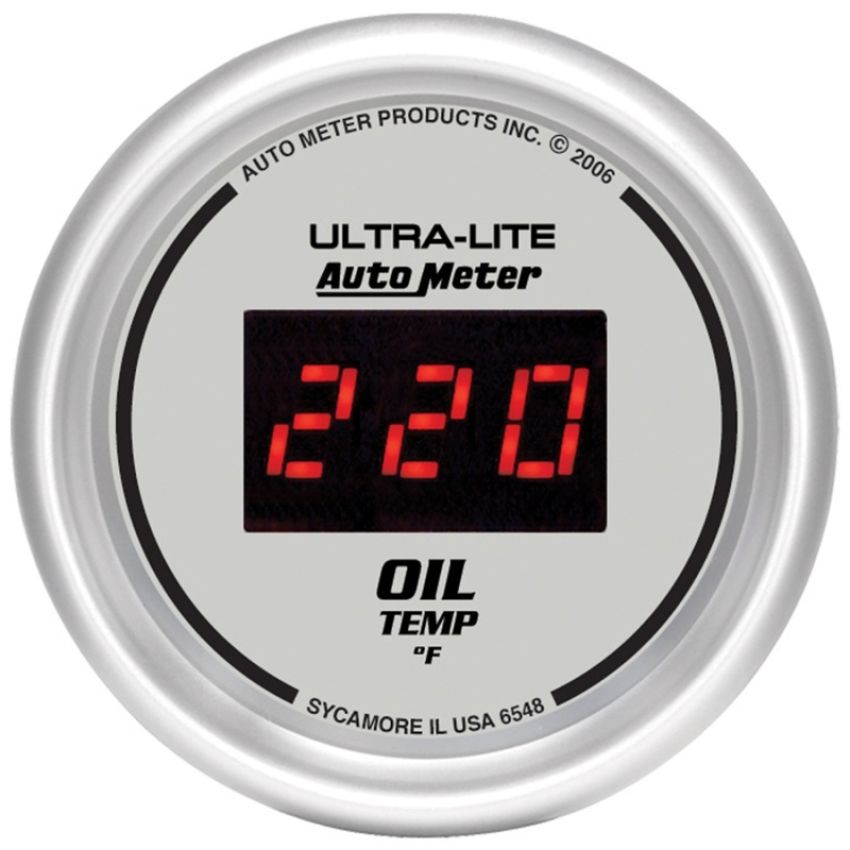 AutoMeter 6548 GAUGE, OIL TEMP, 2 1/16