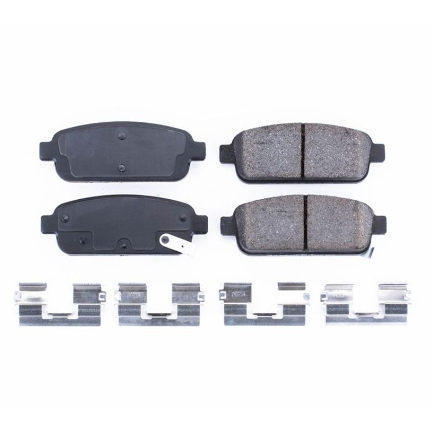PowerStop 17-1468 PowerStop - Z17 Low-Dust Ceramic Brake Pads with Hardware