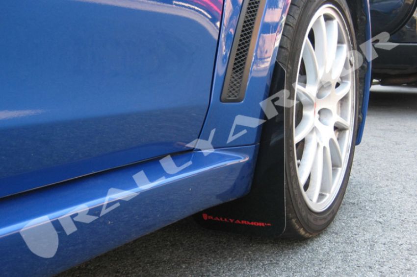 Rally Armor MF10-UR-BLK/RD Black Mud Flap/Red Logo