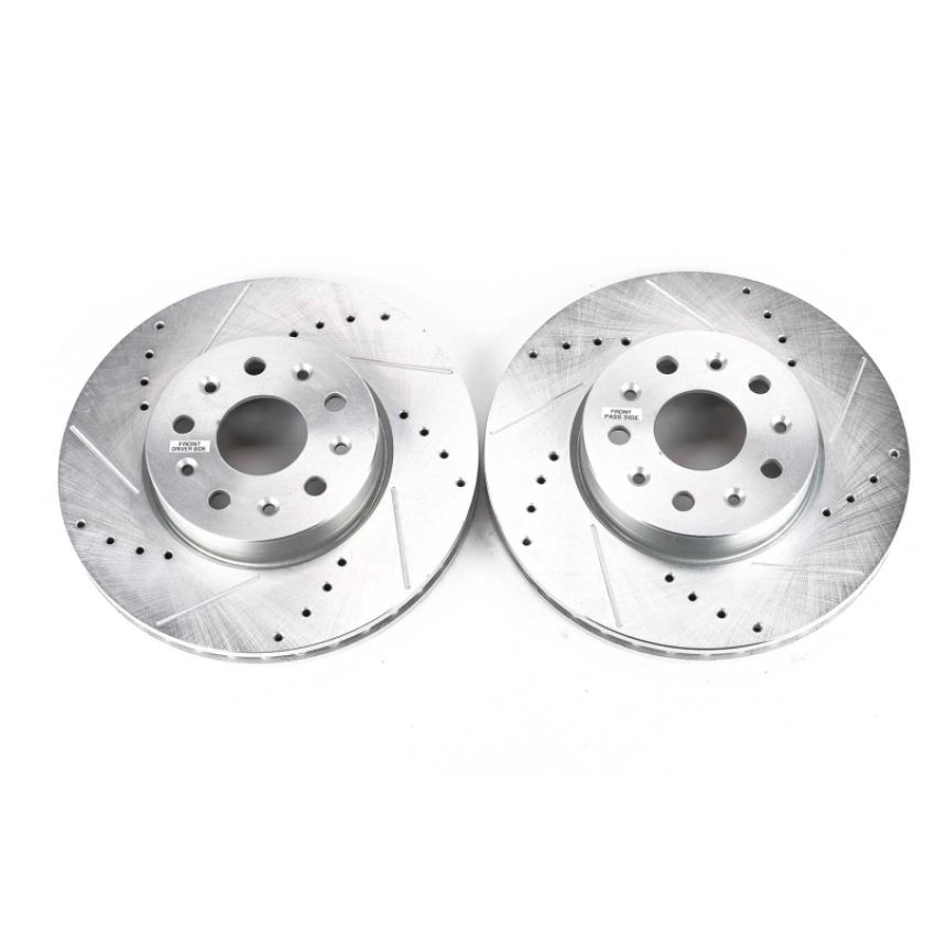 PowerStop AR82183XPR PowerStop Evolution Performance Drilled, Slotted & Plated Brake Rotor Pair