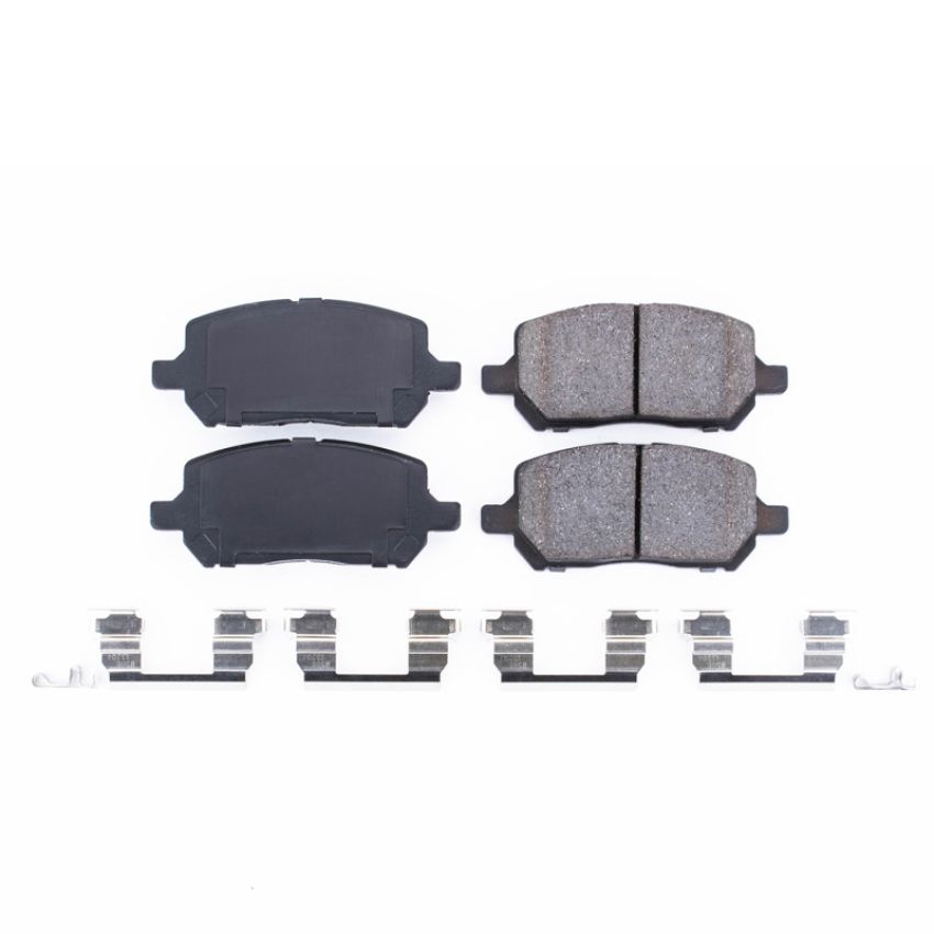 PowerStop 17-956 PowerStop - Z17 Low-Dust Ceramic Brake Pads with Hardware
