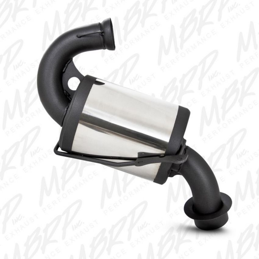 MBRP Exhaust 1097526 Trail Muffler; Bolt-on Design; Packed Muffler.