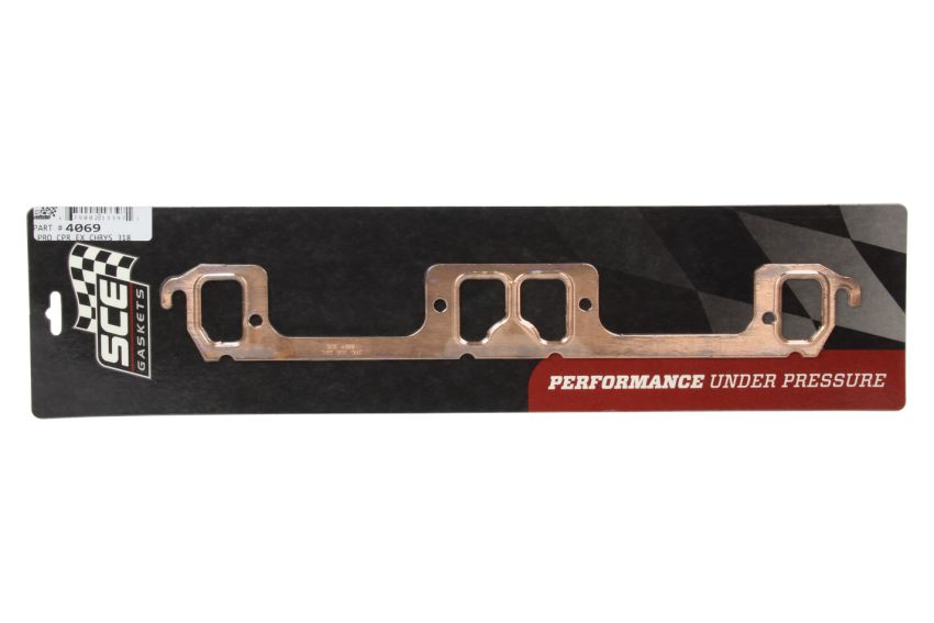 SCE GASKETS 4069 PRO COPPR EMBSSD EXH. FOR CHRYSLER 273-360 4BL