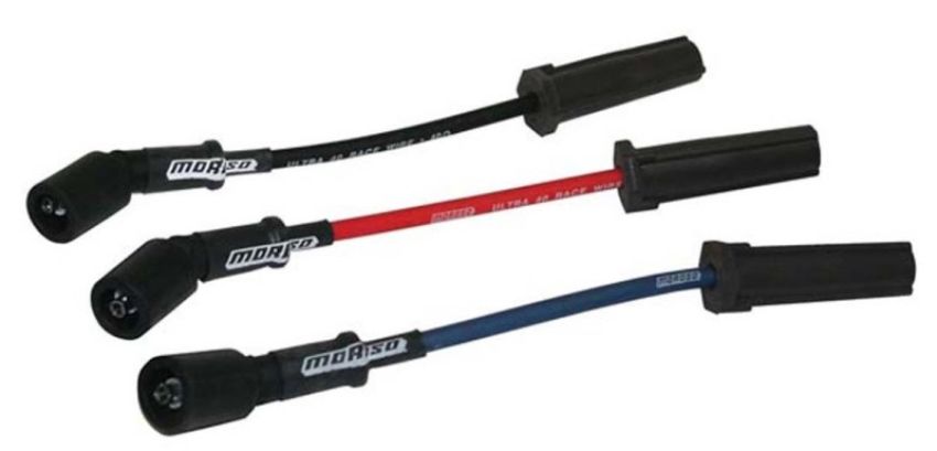 Moroso 73662 GM LS Ignition Wire Set - Ultra 40 - Unsleeved - Coil-On - 9.75in Wire - Blue