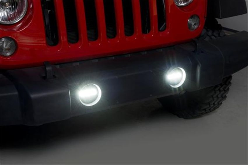 Putco 12001 10-18 Jeep Wrangler JK - Luminix High Power LED Fog Lamps - 1 (Pair) - 2400LM