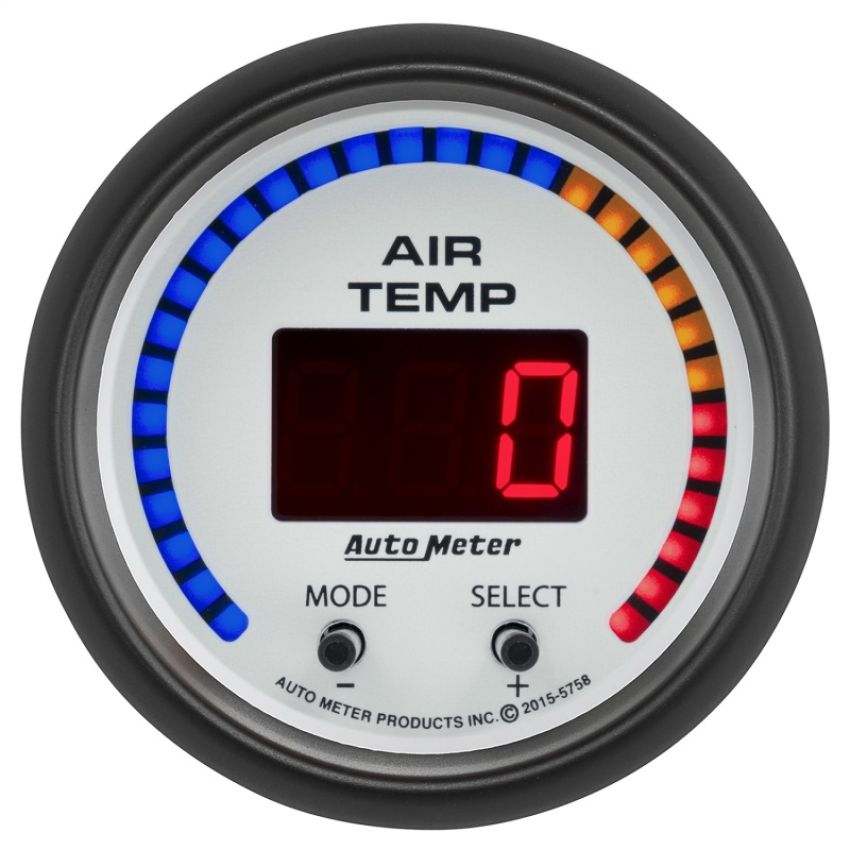 AutoMeter 5758 GAUGE, AIR TEMP, DUAL, 2 1/16