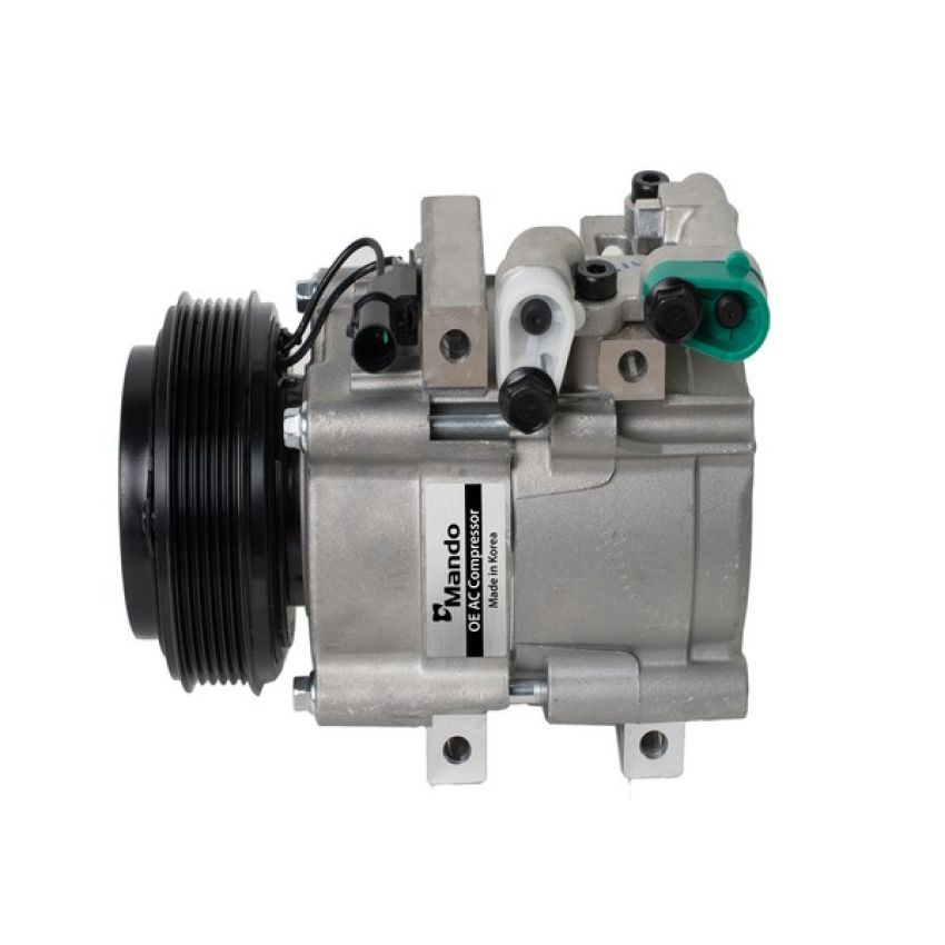 MANDO 10A1020 New OE AC Compressor w/ Clutch & Pre-filled Oil, Direct Replacement